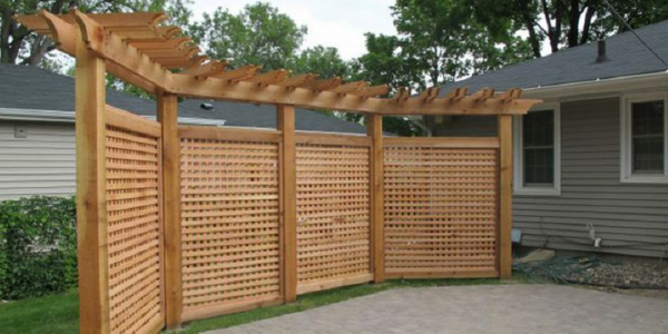 Gazebo, Pergola & Wood Fence – Naveed Hussain Landscape and Gardening L.L.C